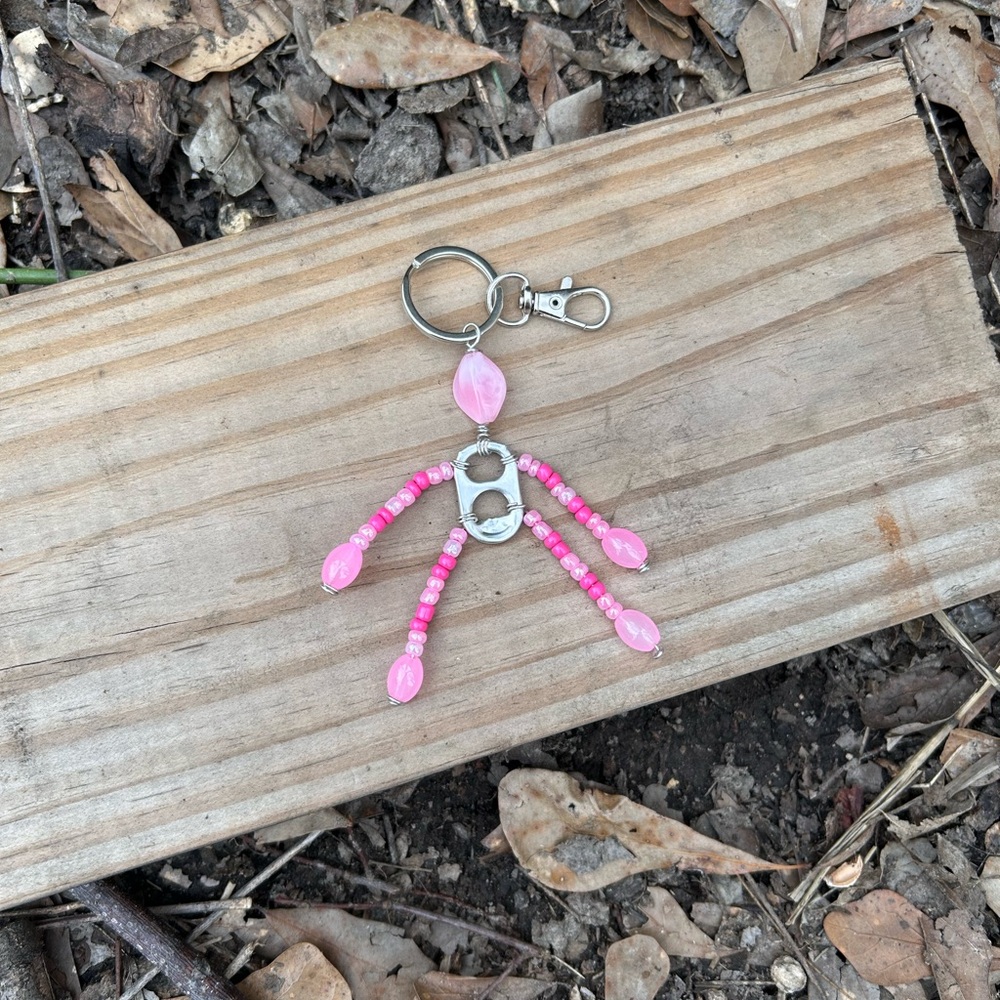 Handmade Beaded Keychain